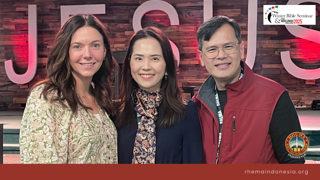 Bersama Ps Denise Hagin Pemimpin Rhema yang menerima visi menjangkau anak muda usia 18-30 tahun dengan mandat ilahi Teach My People Faith